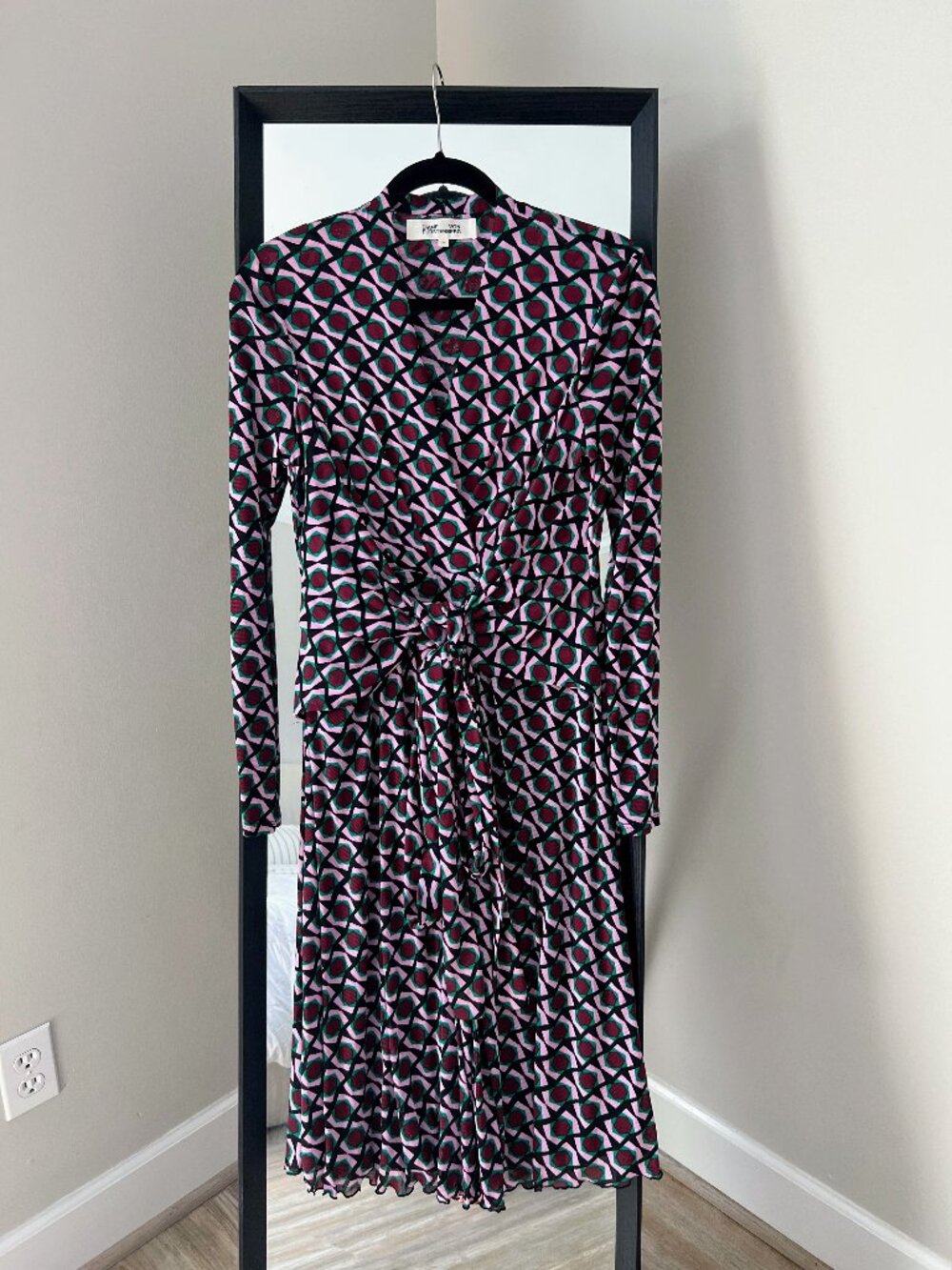 DIANE VON FURSTENBERG Brenda Mesh Midi Dress